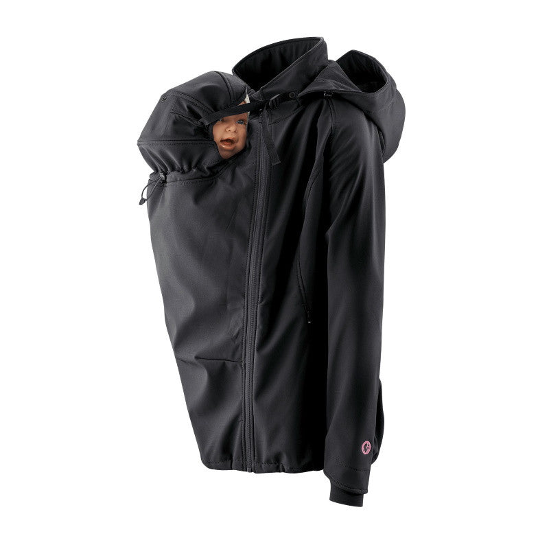 Mamalila Softshell Babywearing Jacket Allrounder Black