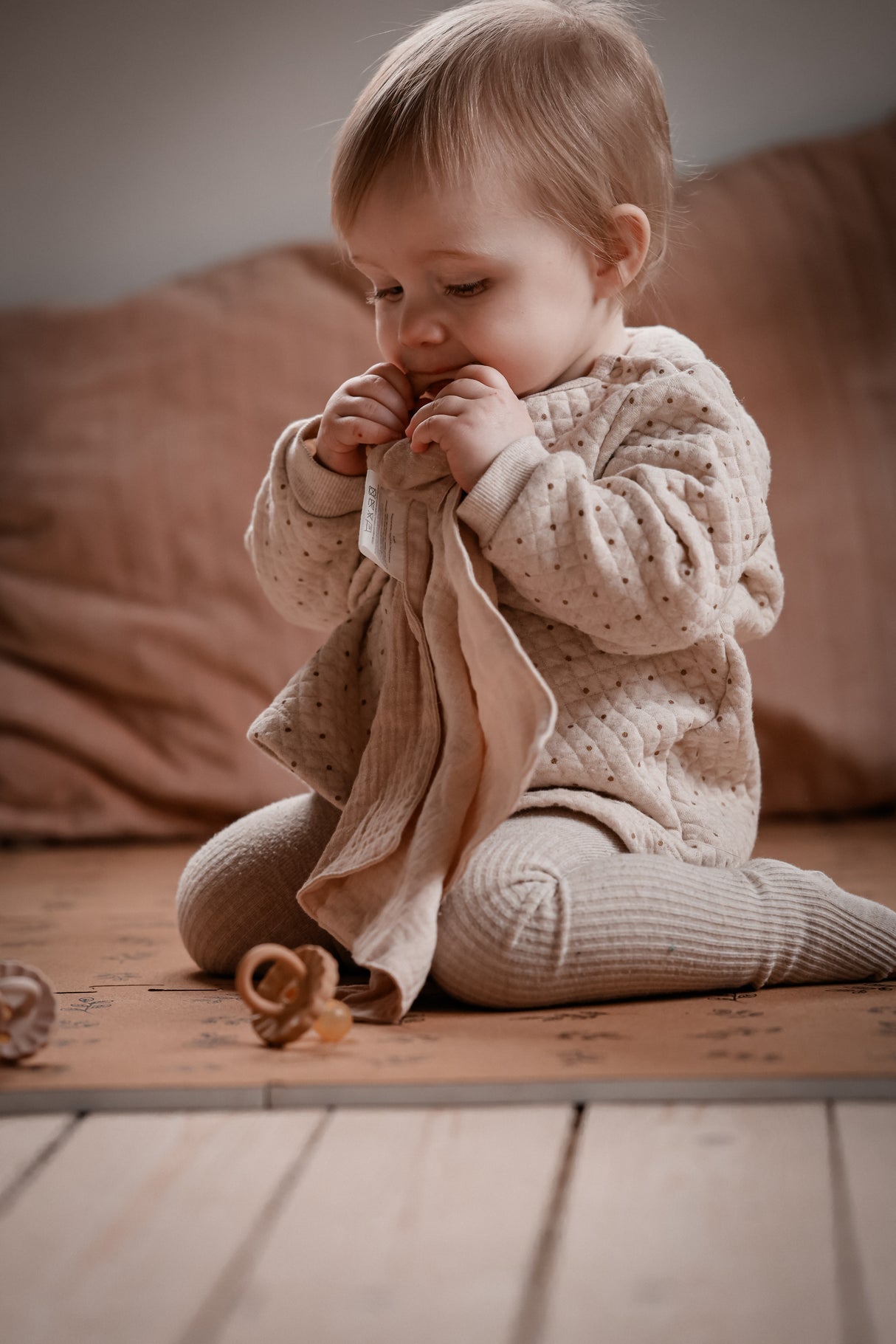 Anneau de dentition et jouet d'activité bio – Parfait pour les porte-bébés